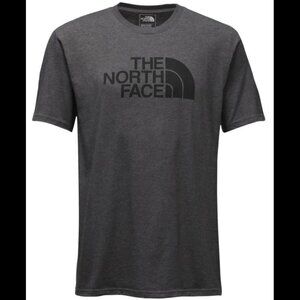 The North Face Womens Grey Logo T Shirt Small Standard Fit Outdoor Casual